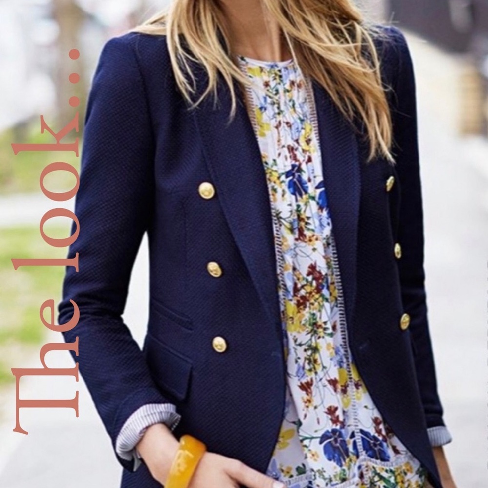 Banana Republic Navy Sailor Blazer - Picture 6 of 7